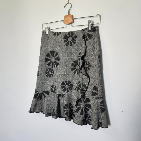 ROBERT RODRIGUEZ | Wool Ruffle Skirt - Picture 2 of 9